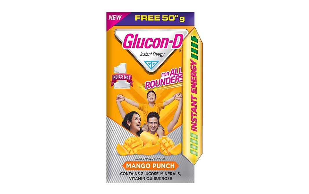Glucon-D Mango Punch Drink   Box  500 grams